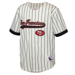 Jerry Rice San Francisco 49ers Youth Retired Player Name & Number Baseball Jersey - Cream Jerseys