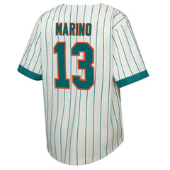 Dan Marino Miami Dolphins Youth Retired Player Name & Number Baseball Jersey - Cream Jerseys
