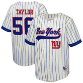 Lawrence Taylor New York Giants Youth Retired Player Name & Number Baseball Jersey - Cream Jerseys