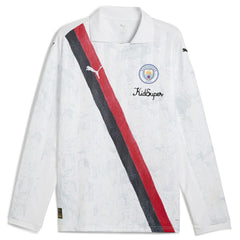 Manchester City x KidSuper 2025 FIFA Club World Cup Retro Long Sleeve T-Shirt White - Puma sale