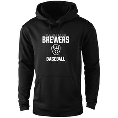 Milwaukee Brewers Dunbrooke Champion Pullover Hoodie - Black Hoodies