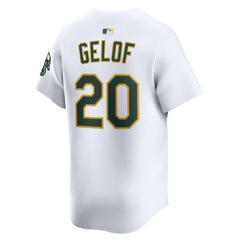 Zack Gelof Athletics Nike Home Limited Player Jersey - White Jerseys