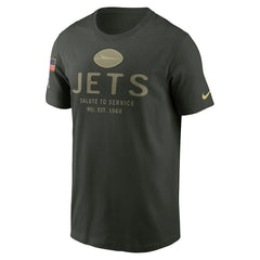New York Jets 2025 Salute to Service Sideline Primary Edge Dri-FIT T-Shirt - Forest Green T-shirts