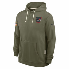 Houston Texans 2025 Salute to Service Sideline Standard Issue Dri-FIT Hoodie - Olive Hoodies