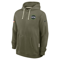 Seattle Seahawks 2025 Salute to Service Sideline Standard Issue Dri-FIT Hoodie - Olive Hoodies