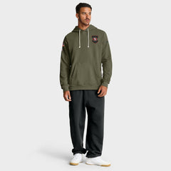 San Francisco 49ers 2025 Salute to Service Sideline Standard Issue Dri-FIT Hoodie - Olive Hoodies