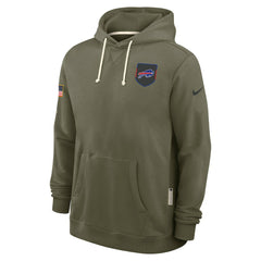 Buffalo Bills Big & Tall 2025 Salute to Service Sideline Dominant Force Dri-FIT Hoodie - Olive Hoodies