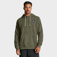 Las Vegas Raiders Big & Tall 2025 Salute to Service Sideline Dominant Force Dri-FIT Hoodie - Olive Hoodies