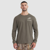 Philadelphia Eagles 2025 Salute to Service Sideline Long Sleeve T-Shirt - Olive T-shirts