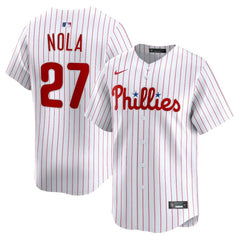 Aaron Nola Philadelphia Phillies Nike Home Limited Player Jersey - White Jerseys