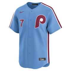 Trea Turner Philadelphia Phillies Nike Alternate Limited Player Jersey - Light Blue Jerseys