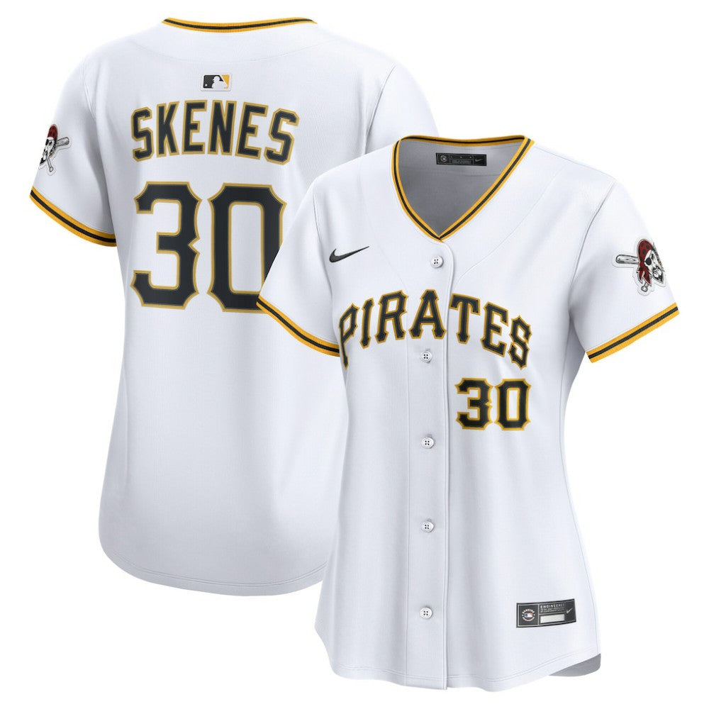 Paul Skenes Pittsburgh Pirates Nike Women's Home Limited Player Jersey - White Jerseys
