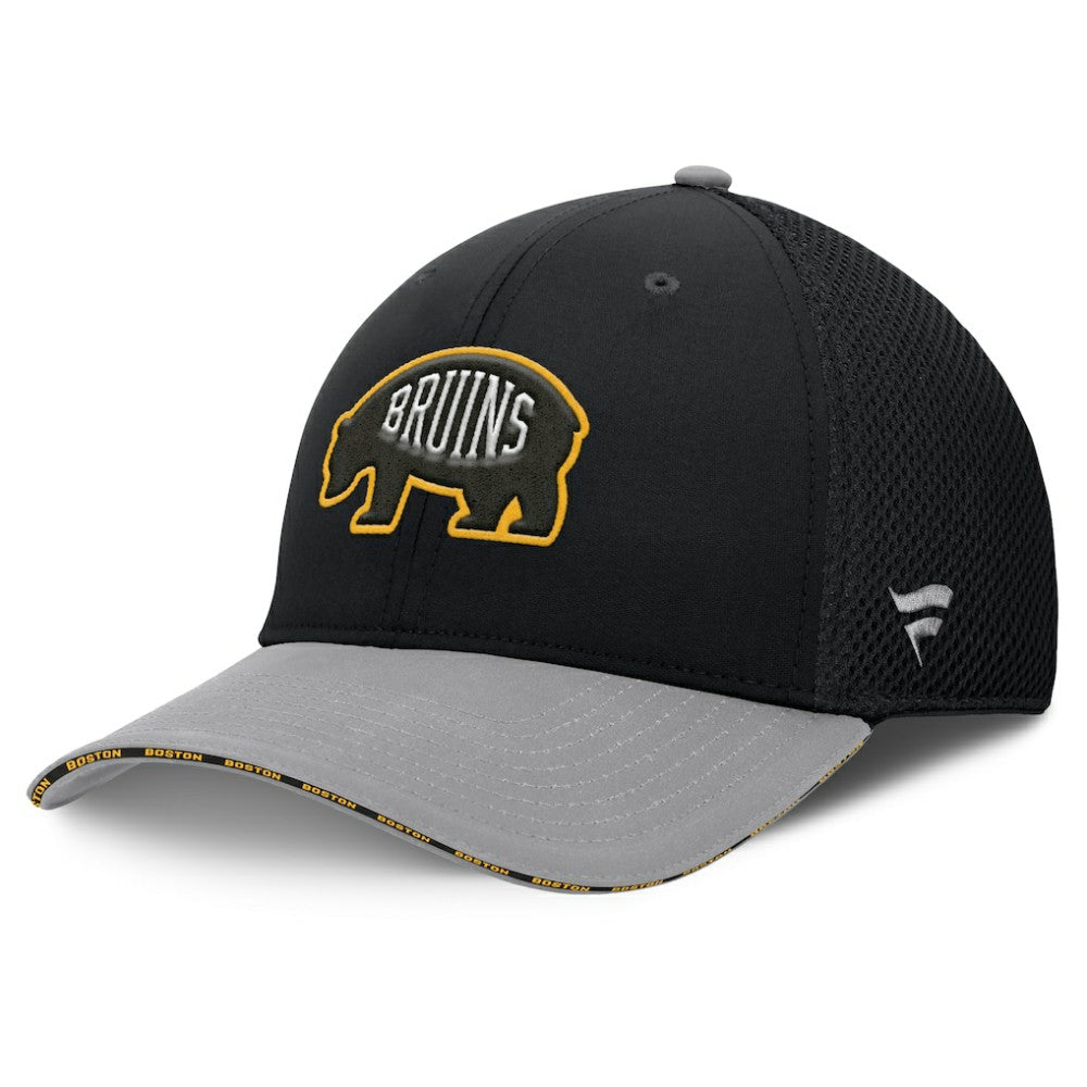 Boston Bruins Fanatics Fundamentals Span Flex Hat - Black | US 202777469