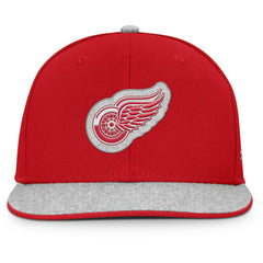 Detroit Red Wings Fanatics Fundamentals Loden Snapback Hat - Red | US 202777492