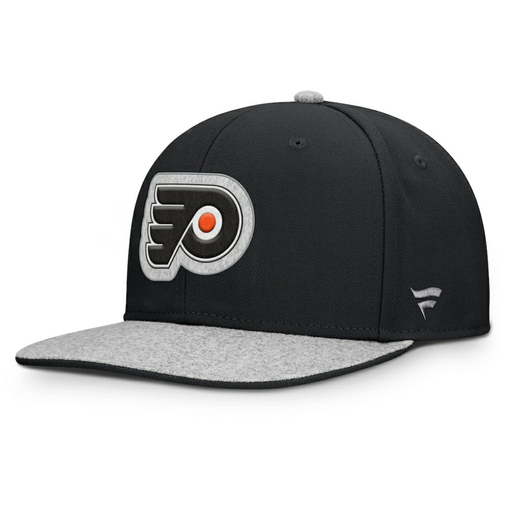 Philadelphia Flyers Fanatics Fundamentals Loden Snapback Hat - Black | US 202777495