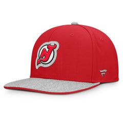 New Jersey Devils Fanatics Fundamentals Loden Snapback Hat - Red | US 202777498