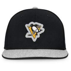 Pittsburgh Penguins Fanatics Fundamentals Loden Snapback Hat - Black | US 202777503