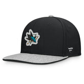 San Jose Sharks Fanatics Fundamentals Loden Snapback Hat - Black | US 202777505