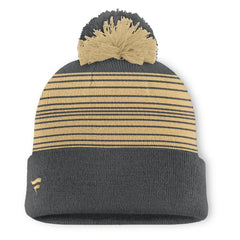 Vegas Golden Knights Fanatics Fundamental Spirit Cuffed Pom Knit Hat - Gray | US 202777572