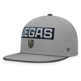 Vegas Golden Knights Fanatics Fundamentals Duo Split Logo Snapback Hat - Gray | US 202777615