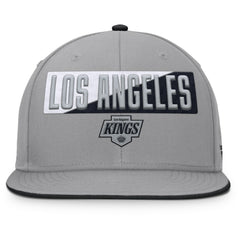 Los Angeles Kings Fanatics Fundamentals Duo Split Logo Snapback Hat - Gray | US 202777623