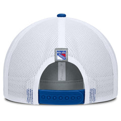 New York Rangers Fanatics Fundamental Adapt Trucker Adjustable Hat - Gray/Blue | US 202777670