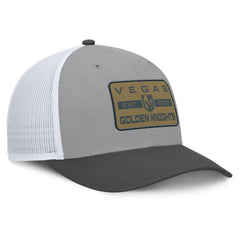 Vegas Golden Knights Fanatics Fundamental Adapt Trucker Adjustable Hat - Gray/Charcoal | US 202777674