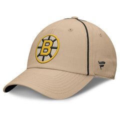 Boston Bruins Fanatics Heritage Setoff Adjustable Hat - Tan | US 202777701