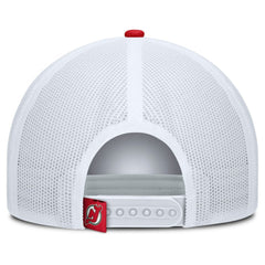 New Jersey Devils Fanatics Heritage Dutch A-Frame Trucker Adjustable Hat - Red/White | US 202777752