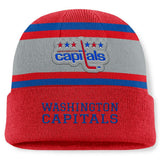 Washington Capitals Fanatics Heritage Varsity Cuffed Knit Hat - Red | US 202777757