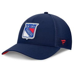 New York Rangers Fanatics Authentic Pro Home Ice Trucker Adjustable Hat - Navy | US 202777787