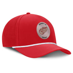 Detroit Red Wings Fanatics Centennial Pinched Front Adjustable Hat - Red | US 202777854
