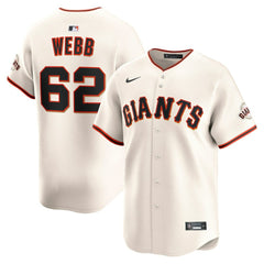 Logan Webb San Francisco Giants Nike Home Limited Player Jersey - Cream Jerseys