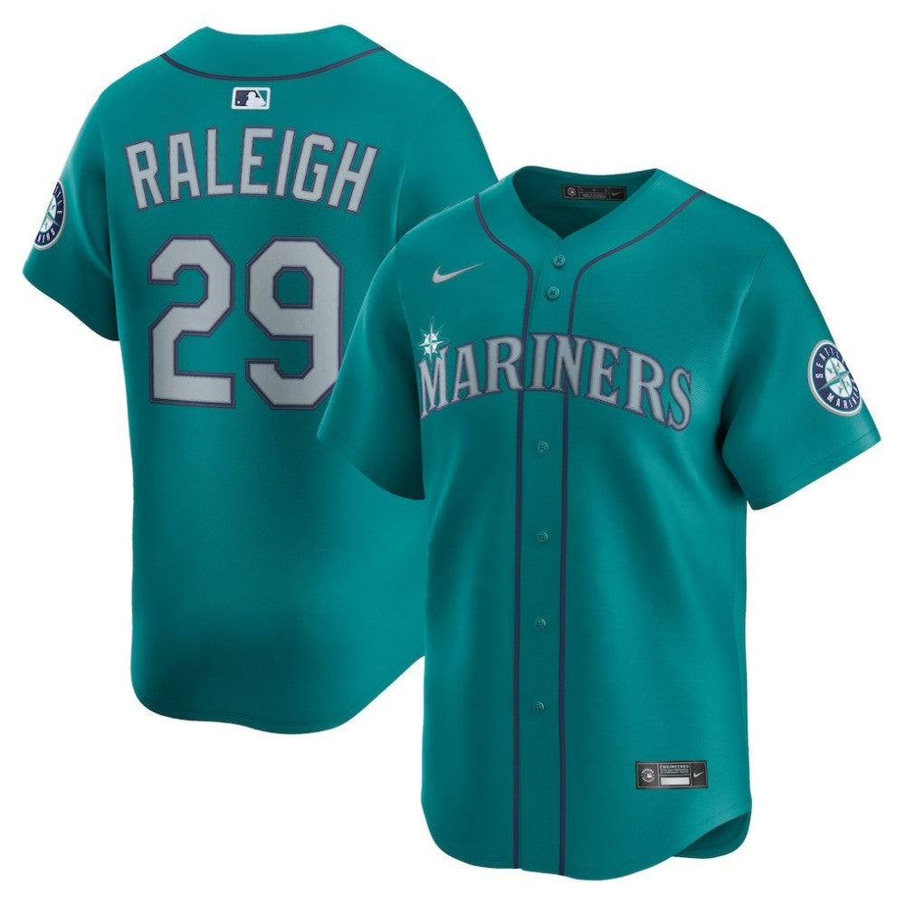 Cal Raleigh Seattle Mariners Nike Alternate Limited Jersey - Teal Jerseys