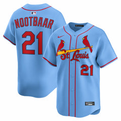 Lars Nootbaar St. Louis Cardinals Nike Alternate Limited Jersey - Light Blue Jerseys