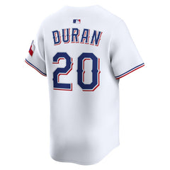 Ezequiel Duran Texas Rangers Nike Home Limited Player Jersey - White Jerseys