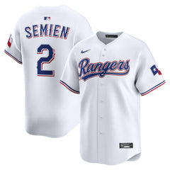Marcus Semien Texas Rangers Nike Home Limited Player Jersey - White Jerseys