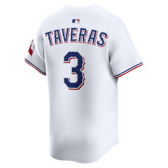 Leody Taveras Texas Rangers Nike Home Limited Player Jersey - White Jerseys