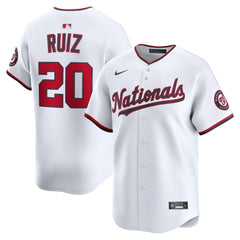 Keibert Ruiz Washington Nationals Nike Home Limited Player Jersey - White Jerseys