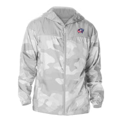 Columbus Blue Jackets Columbia Camo Flash Challenger Omni-Shade Full-Zip Hoodie Windbreaker - Gray | US 202780770
