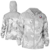 New York Islanders Columbia Camo Flash Challenger Omni-Shade Full-Zip Hoodie Windbreaker - Gray | US 202780790