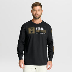 Vegas Golden Knights Fanatics Goal Crease Legacy Long Sleeve T-Shirt - Black | US 202782938