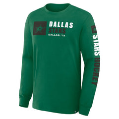 Dallas Stars Fanatics Goal Crease Legacy Long Sleeve T-Shirt - Kelly Green | US 202782943