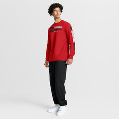 Carolina Hurricanes Fanatics Goal Crease Legacy Long Sleeve T-Shirt - Red | US 202782947