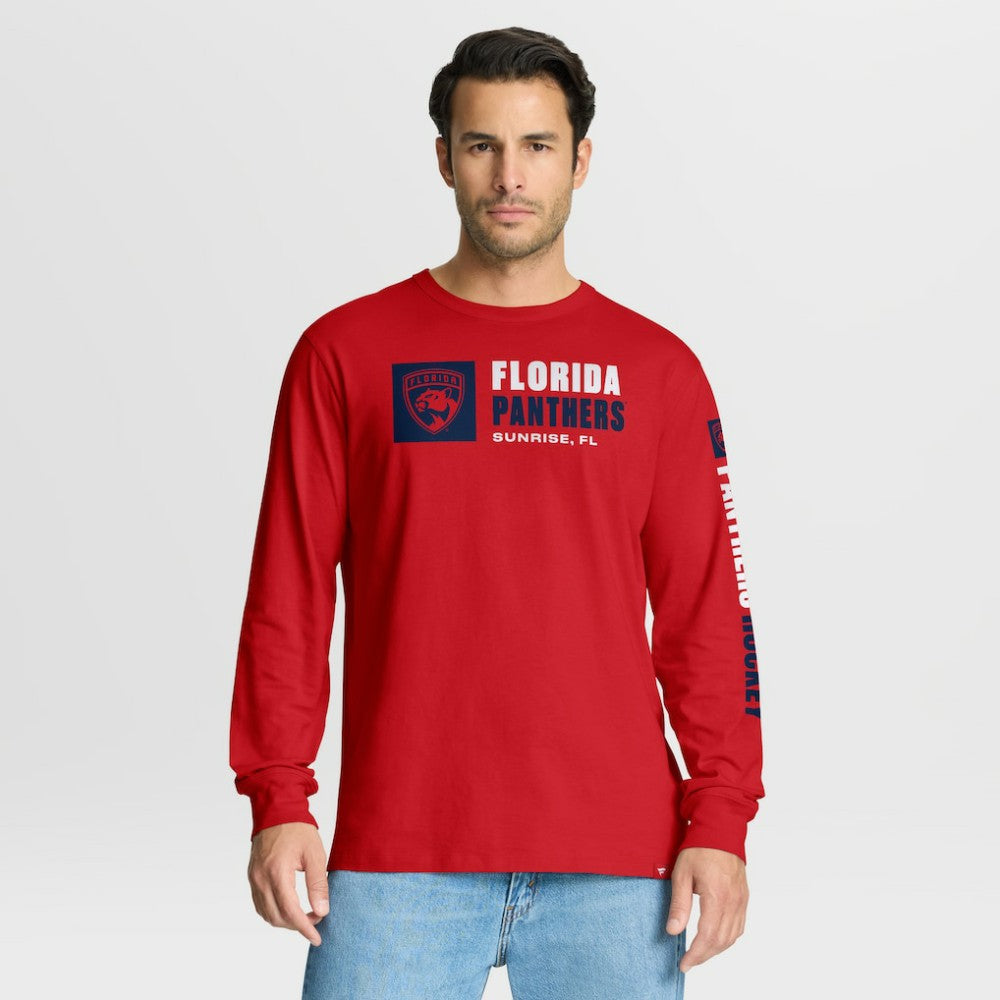 Florida Panthers Fanatics Goal Crease Legacy Long Sleeve T-Shirt - Red | US 202782949