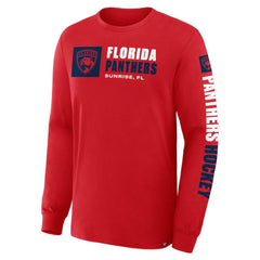 Florida Panthers Fanatics Goal Crease Legacy Long Sleeve T-Shirt - Red | US 202782949