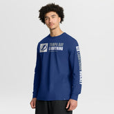Tampa Bay Lightning Fanatics Goal Crease Legacy Long Sleeve T-Shirt - Blue | US 202782958