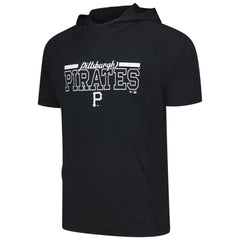 Pittsburgh Pirates Levelwear Phase Vanguard Hoodie T-Shirt - Black Hoodies