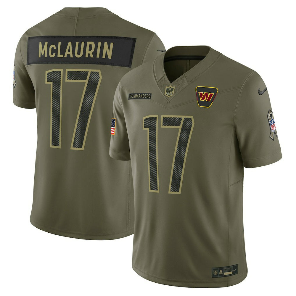 Terry McLaurin Washington Commanders 2025 Salute to Service Limited Jersey - Olive Jerseys