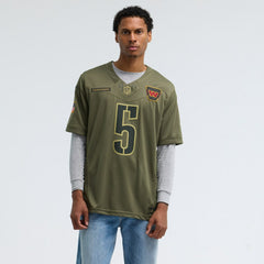 Jayden Daniels Washington Commanders 2025 Salute to Service Limited Jersey - Olive Jerseys